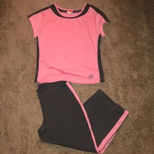 Avia workout top AND capris